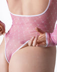 Pink Lingerie Bodysuit