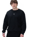 Signature Black Crewneck