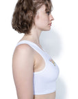 White Crop Top
