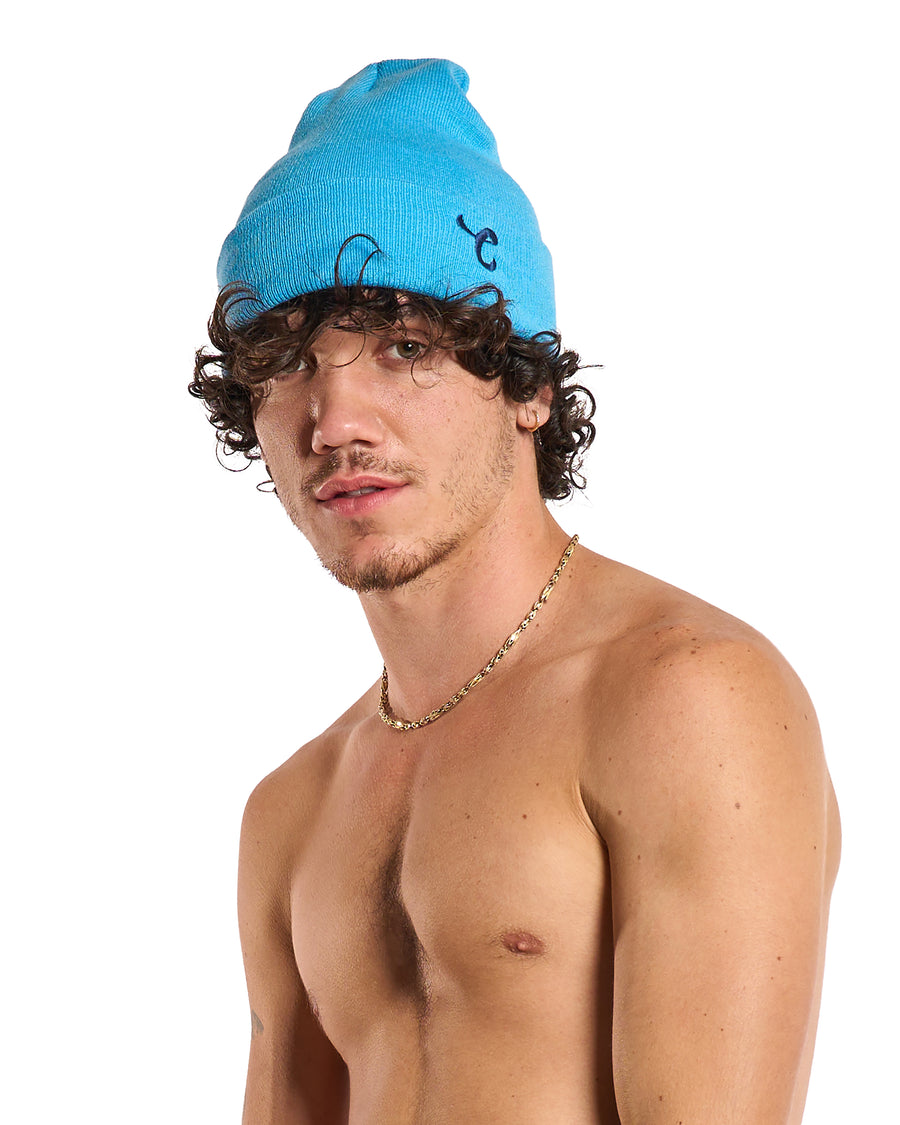 Blue Beanie