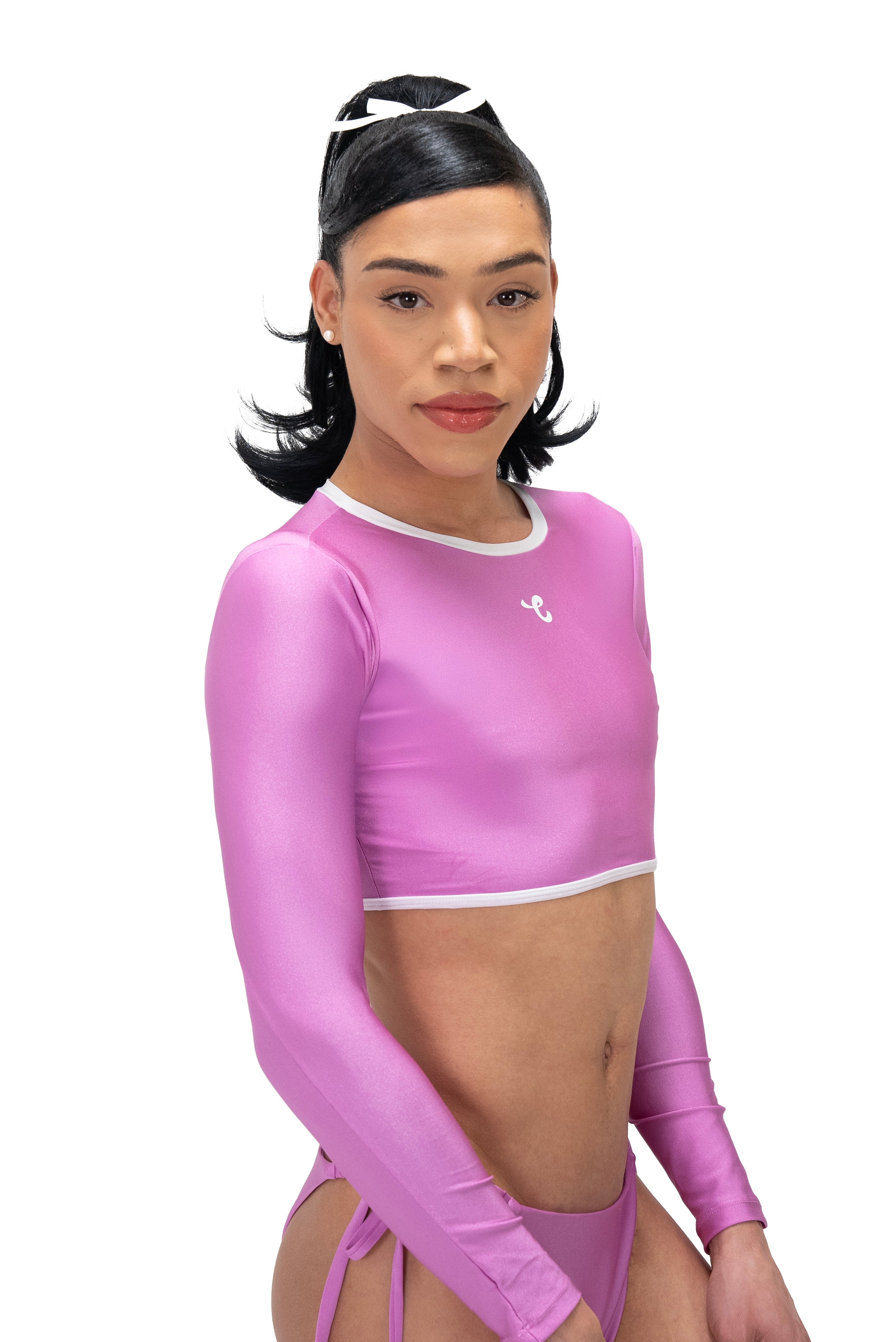 Fuchsia Swim Long Sleeve